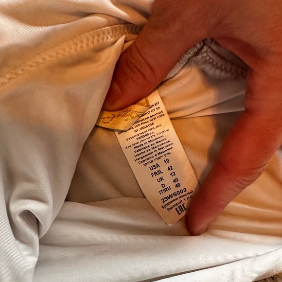 Gottex One Piece Gold Swimsuit Size 10 - Picture 6 of 6